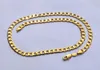 Pure 18 K Yellow Gold GF Necklace Solid Stamep AU750 236quot Curb Chain Necklace Solid Birthday Valentine Gift Valuable9902154