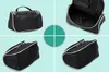 New Waterproof Cosmetic Bag Travel Bag Finishing Box Necessary Mirror Hand Nylon Black Elegant Fashion DHL