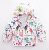 Ropa de bebé Abrigo Niños Ropa de esquí Chaqueta de invierno Imprimir Prendas de abrigo Moda Casual Sudadera con capucha Sudaderas Manga larga Dibujos animados Pulloves Jumper B4439