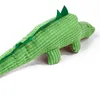 41cm Pet burlap toy Cartoon crocodile dog vocal toy teddy golden hair big dog puppies molar cleaning teeth crocodile plush vocal toys