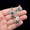 Rainbow Color Religious Cross Oyster Pearl Cage Bead Cage Pendant Lockets for Essential Oil Diffuser Jewelry Making