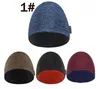 콜드 울 모자를 두 번 4color 여성 남성 브랜드 스타일의 패션 비니 Skullies Chapeu 모자 겨울 가을 모자 귀 보호 니트 양면