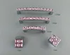 Crystal Glass Series Diamond Pink Furniture Handles Door Knobs Dresser Drawer Wardrobe Kitchen Cabinets Cupboard Door Accesso2659494