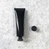 50 ml noir en plastique crème dentifrice Tubes vide tuyau cosmétique échantillon Mini petit emballage conteneurs bouteilles expédition rapide F3457