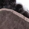 HD Lace Closure Curly Weave 4x4 Top Ellings مع شعر الطفل الماليزي قطع البكرز البشري 8-26 بوصة بيلا الشعر