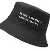 Chapéu Make America Great Again Donald Trump Bucket Hat 3 CORES Homens mulheres chapéu de verão KKA6637