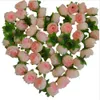 Artificial Rose Flower Head for Wedding Planning Holiday Party 3cm Fake Flower Home Decoration Baby shower