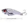 12PCs bladmetall VIB Fiske Lures Bete 5,5cm 11g 8 # Krokar Sinkande metallsked Fiske Lures (VIB009) Gratis frakt