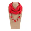Nuovo modo delle donne all'ingrosso belle perle collana pendente gioielli sciarpa etnica per le signore migliore regalo
