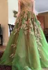 Haute Couture-Farbkombination, Perlenspitze, arabischer Stil, modisches Abendkleid, echtes ärmelloses besonderes Ballkleid, Ballkleid-Abendkleid