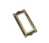 Furniture Cabinet Drawer Box sign Case Bin 4 Colors Antique Brass Metal Label holder Frame paper File Name Card Holder frame