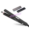 Ceramic Infrared Ionic Hair Straightener 3D Far Infrared Negative Ion Function Rubberized Straightener Dual Voltage Led 450F Mch Heater New