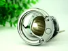 Top Quality Stainless Steel male padlock chastity device BDSM bondage Small Metal cock cages Virginity Lock Penis Ring Adult Sex Toys