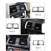 Carbon Fiber Car Center Console Air conditioning vent decorative frame air outlet Cover trim Stickers for BMW E70 E71 X5 X6 Auto Accessories