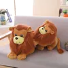 Jouet lion en peluche une pièce, poupée douce, décoration de chambre d'enfant, oreillers de couchage de haute qualité pour garçons et filles