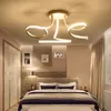モダンなLEDの天井灯芸術フラワーランプLED天井シャンデリアのためのシーリングシャンデリアのための寝室寝室の家の装飾シャンデリア灯