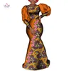 صنع في الصين 2020 فساتين أفريقية على الموضة للنساء Dashiki حجم كبير ملابس أفريقية بازان مقاس كبير فستان الحفلات WY6724