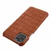 Dla iPhone 11 11 pro maks. xs xr x 3D oryginalny skórzany crocodyle case Aligator retro Cover7967578