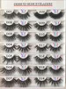 Piękne style mieszane Dramatyczne Handmade 5D Faux Mink Lashes 22mm Lashes Cruelty Free Wispies Fleffies False Eyelashes Makeup