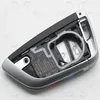 4 -knapps smartkortsbilsnyckelfodral för BMW 1 2 7 Serie X1 X5 X6 X5M X6M F Klass Remote Key FOB Cover Insert Blade191D