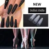 Novos 500 peças Ballet Artificial Nails Dicas Profissional Longo Capa Completa Caixão Falso Nail Gourd Stiletto Manicure