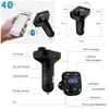 In-Car Handsfree Wireless Bluetooth FM Transmitter Radio Car MP4 Modulator Music Player Charger USB TF LED Dual USB charger(hl)