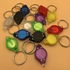 Små present Fashion Key Ring Mini Ficklampa Billiga UV Pengar Detektor LED Keychain Light Multicolor DH0154