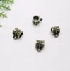 500pcs / lot legering Bail pärlor spacer pärlor charms bronspläterad för smycken DIY gör 7x9.5mm
