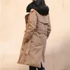 FTLZZ 90% de pato blanca en invierno largo Parkas Mujeres chaqueta con capucha caliente de la capa de nieve con cinturón de pecho rompevientos Outwear Doble