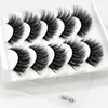 5 paires 3D cheveux de vison faux cils naturels/épais longs cils vaporeux maquillage beauté outils d'extension
