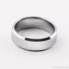 Cool Man's Tungsten Verlovingsringen Hoog Gepolijst Mannen Solid Silver Tungsten Carbide Ring Bruiloft Band Ring Sieraden MR40