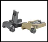 Tactical Hunting KAC Type SR16 300M Flip Up Folding BUIS Iron Rail Mounted Rear Sight