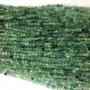 本物の自然な澄んだ緑色の蛍石の手押しされた平らなコイン小さなビーズのネックレスまたはブレスレット4mm 5mm 6mm 06170