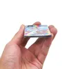 colorido cachimbo de metal cartão de crédito mais novo magnético liga de zinco erva seca Tubulação de fumo erva seca