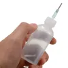50ml frasco transparente ponta da agulha que Dispenser solda líquida Flux Ferramenta de Distribuição + 11 agulhas para Colas Colas Silicones