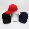 Özel Beyzbol Cap Özel beyzbol şapkası baskı logosu metin fotoğraf nakış gorra gündelik katı şapkalar erkekler için saf rengi siyah kap Snapback kapaklar