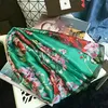 Hoge kwaliteit 100% zijden sjaal mode print patroon dameskraag 180 * 90cm shawl designer sjaals met doos