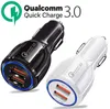 Dual USB Fast Charging Adapter 12V 3.1A 2.4A QC3.0 fast charge 6A Qualcomm Quick Charge car charger for samsung HUAWEI