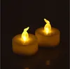 Led Tealight Tea Candles Flamely Light Colorful Yellow Battery Operated Wedding Födelsedagsfest Juldekoration