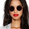 Semplici occhiali da sole rotondi di lusso Designer di marca Occhiali da sole retrò Occhiali da sole da guida Specchio per occhiali da sole