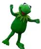 2022 Remise vente d'usine Costumes de mascotte de grenouille verte personnage de dessin animé adulte