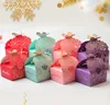 Scatola di caramelle di carta Farfalla vuota Scatole regalo in stile europeo Bomboniere Scatola di cioccolatini personalità carina GB414
