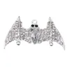 10PCS/Lot Womens Jewelty Clear Rhinestones Animal Pendant Bat Pendant Charm For Necklace