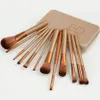 Makeup 12 Pcs/set Brush Makeup Brush Kit Sets For Eyeshadow Blusher Cosmetic Brushes Tools RRA2105