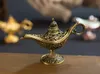 Outras artes e artesanato Classic Rare Hollow Legenda Magia Lâmpadas Incenso Queimadores Retro Desejando Oil Lamp Decor Presente