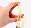 Barn Slingshot Shooting Toys Wood Slingshots Catapults gummi String Traditionell Sling Toy