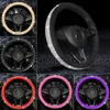 Full Drill Steering Wheel Cover Car Studded With Drill Direction, Set Of Four Seasons Universal Full Handle