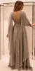 ラップVネックアップリケシフォン女性パーティーヴェスディッドカスタムプラスサイズのイブニングガウンマザードレスを持つ花嫁のドレスのエレガントな母