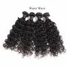 Real Human Hair Extensions Loose Deep Water Wave Malaysian Virgin Hair Bundles 4 5pcslot Deals Grade 8A Loose Deep Hair Weave 50g9754029