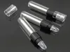 4.5ml transparant + zwarte lip glanst buis / fles, lege ronde mini twist pen, wegwerp plastic dial up pen met silicium tip